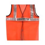 Reflective Safety Jacket with Single Reflective Tape – Orange 212