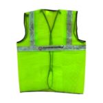 Reflective Safety Jacket with Single Reflective Tape – Green 210