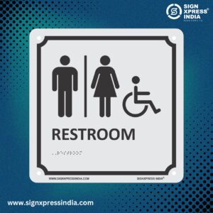 Restroom Braille Signage