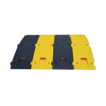 Plastic Speed Breaker Speed Humps 173 | Material : Plastic | Color: Yellow Black Combo Size: 750 x 250 x 75 mm | Fixing Type: Nails / Hardware | Signxpress India