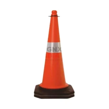 PVC Traffic Cone 750 mm 204 | Size : 750 x 400 x 400 mm | Material : Plastic | Weight: 1.5 kg |  Color : Red | Used in Parking | Signxpress India