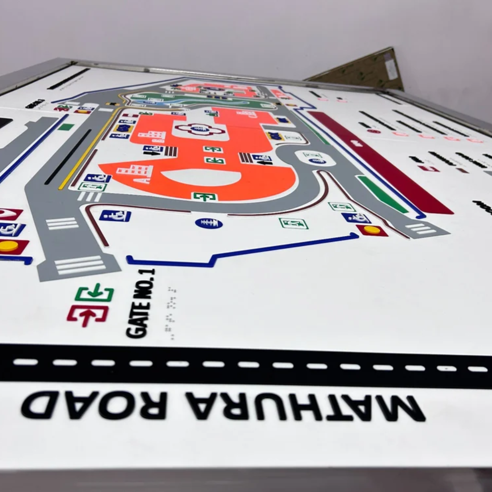 Acrylic Tactile Map