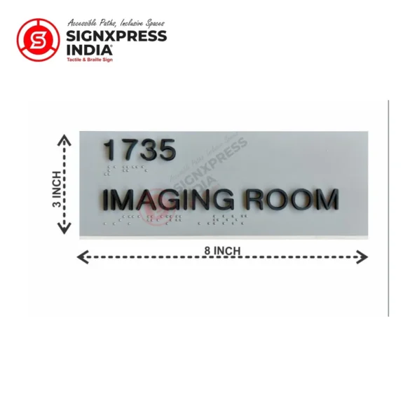 Braille Room Number Signs