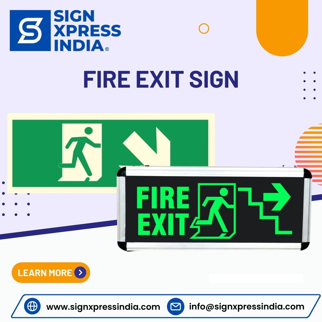 Fire Exit Sign