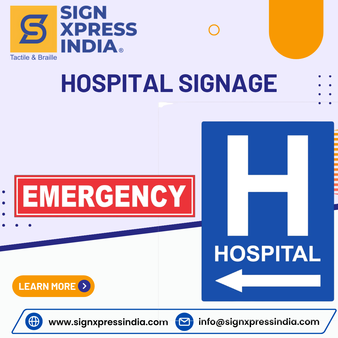 hospital signage